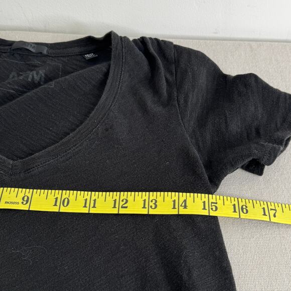 ATM Anthony Thomas Melillo  Cotton Slub V-Neck Tee - Picture 7 of 8